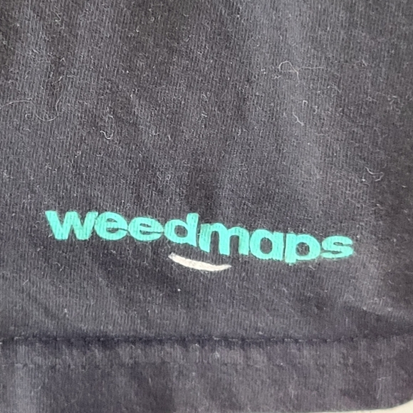 Weedmaps Men's Black T-shirt Short Sleeves Collector XL - Picture 4 of 10